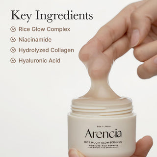 ARENCIA Rice Mucin Glow Serum 30 50g - Kbeauty Canada