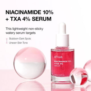 ANUA Niacinamide 10% + TXA 4% Best Discoloration Serum for Hyperpigmentation