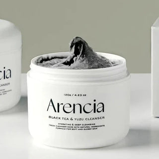 ARENCIA Black Tea and Yuzu Rice Mochi Cleanser 120g