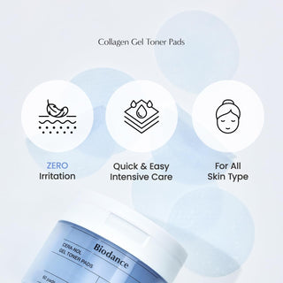 BIODANCE Cera-nol Gel Toner Pads (Blue_60 Pads)