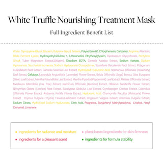D'ALBA White Truffle Nourishing Treatment Mask (25mL x 5 packs)