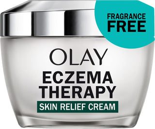 OLAY Sensitive Eczema Therapy Face Moisturizer Skin Relief Cream Fragrance-Free