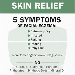 OLAY Sensitive Eczema Therapy Face Moisturizer Skin Relief Cream Fragrance-Free Skin Care Treatment with Colloidal Oatmeal 50mL