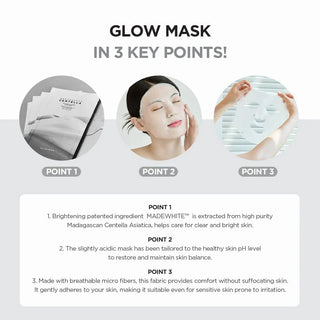 SKIN1004 Madagascar Centella Tone Brightening Glow Mask 25mL (1ea)